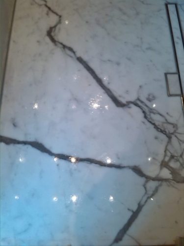 Marble cleaned